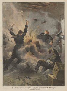 两名军官和一名工人在维亚雷焦的balipedio爆炸手榴弹身亡